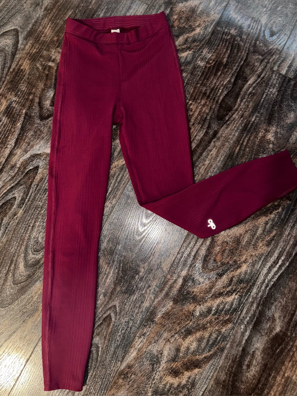ALO Yoga Ribbed  Leggings Size XXS